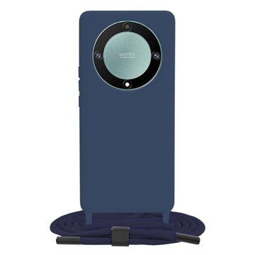 Techsuit - Etui ze sznurkiem Honor Magic5 Lite - Niebieski