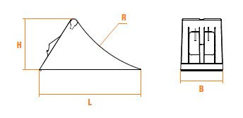 Противооткатные упоры для прицепов, полуприцепов, эвакуаторов, автобусов, кемперов, TIR MOCNY 15см E36