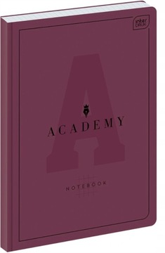 Brulion ACADEMY B5 128k KRATKA półtwarda oprawa