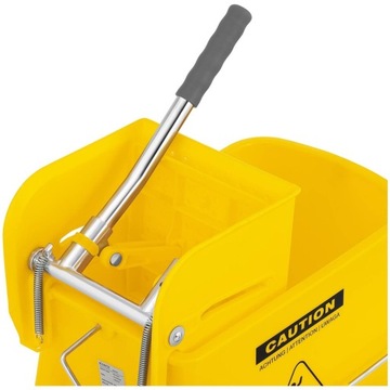 ТЕЛЕЖКА ДЛЯ ОЧИСТКИ, ВЕДРО С СОКОВЫЖИВКОЙ, 20 ЛИТР.