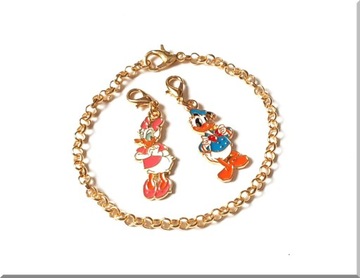 ZAWIESZKI CHARMS KACZKA DAISY I KACZOR DONALD BAJKI GRATIS!