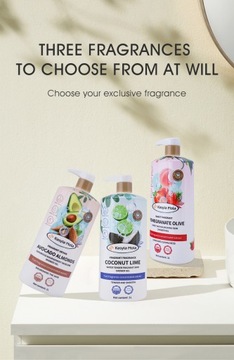 Świeżo pachnący żel pod prysznic łagodzący i nawilżający skórę