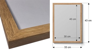 RAMKA DREWNIANA na zdjęcia FOTO RAMA 30x40 #3d #d