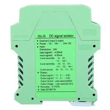 Izolator sygnału DC Moduł 4 ~ 20mA Izolator