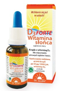 WITAMINA D3 FORTE w kroplach z lanoliny Jacobs
