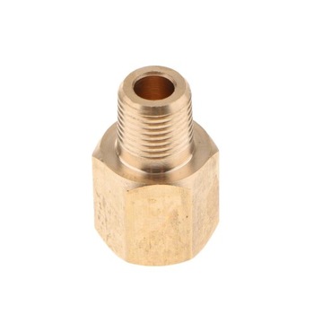 1/8NPT to 1/8 BSPT Oil Pressure Meter Fitting