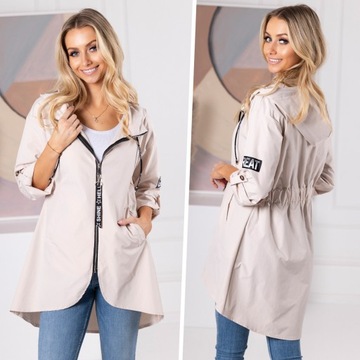 ЛЕГКАЯ ЛЕТНЯЯ ЖЕНСКАЯ ВЕСЕННЯЯ ПАРКА ВЕТРОВКА КУРТКИ 3 цвета M