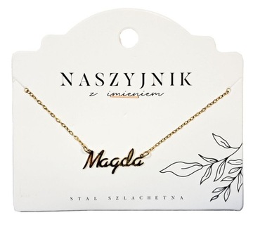 Naszyjnik z imieniem Magda