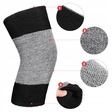 Спортивные дышащие наколенники, 2 пары.