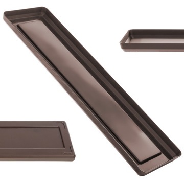 PODSTAWKA POD DONICZKĘ DONICĘ 50cm TACKA PROSTOKĄTNA MOKKA PLASTIKOWA