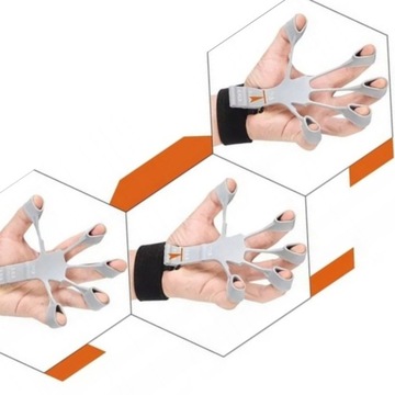 Устройство Finger Gripper для тренировки пальцев и улучшения силы захвата. Серый.
