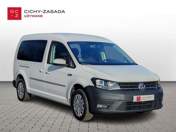 Volkswagen Caddy IV Kombi Maxi 2.0 TDI SCR BlueMotion Technology 102KM 2016 Volkswagen Caddy 2.0 TDI 102KM Maxi 7 osobowy Czujniki Parkowania Salon, zdjęcie 6