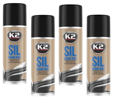 K2 SIL - 100% SILIKON W SPRAYU DO USZCZELEK 150 ML