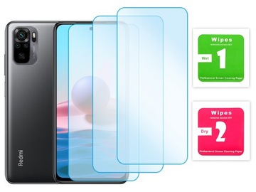 3x SZKŁO HARTOWANE SZYBKA OCHRONNA NA EKRAN do REDMI NOTE 10 / 10S
