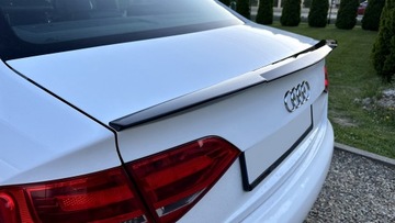 Spoiler lotka na klapę Audi A4 B8 sedan M4 look czarny połysk z ABSu