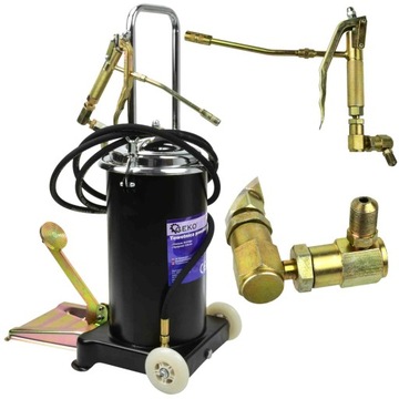 Ножной смазочный пистолет с педалью 15л + шланг 4м