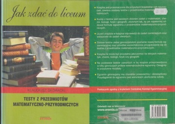 TESTY Z PRZEDMIOTÓW MATEMATYCZNO-PRZYRODNICZYCH