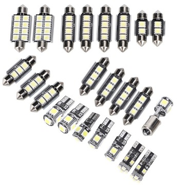 6500K 150LM 12V T10 SMD светодиодная белая лампа для