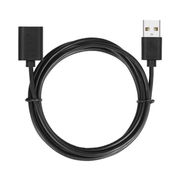 AM-AF USB-кабель, удлинитель 1,8 м, черный