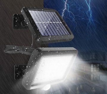 СОЛНЕЧНАЯ ЛАМПА С ДАТЧИКОМ ДВИЖЕНИЯ СУМЕРКИ 120 светодиодов