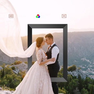 ЦИФРОВАЯ РАМКА ДЛЯ ФОТОРАМКИ ФОТОРАМКА WI-FI ВЫСОКОКАЧЕСТВЕННАЯ ПАНЕЛЬ 10,1 ДЮЙМА