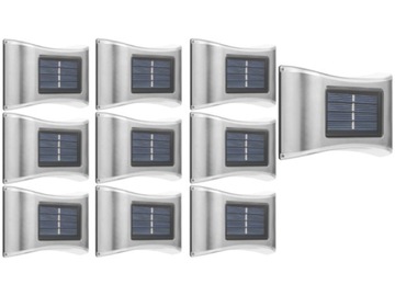 10x Lampa Solarna Tarasowa LED Czujnik Dzień/Noc