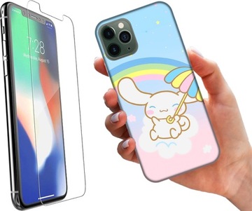 ETUI NA APPLE IPHONE 11 PRO TELEFON WZORY CINNAMONROLL + SZKŁO