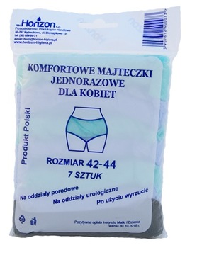 Majtki poporodowe jednorazowe Horizon 7 sztuk roz.42-44