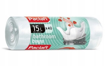 PACLAN worki na śmieci łazienka zapachowe 40s x15l