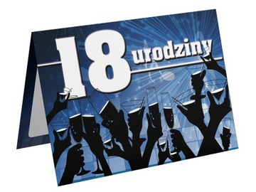 Zaproszenia na 18 Urodziny Osiemnastkę A6wz18