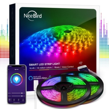 Светодиодная лента NiteBird Smart SL3 2х5м Tuya WiFi