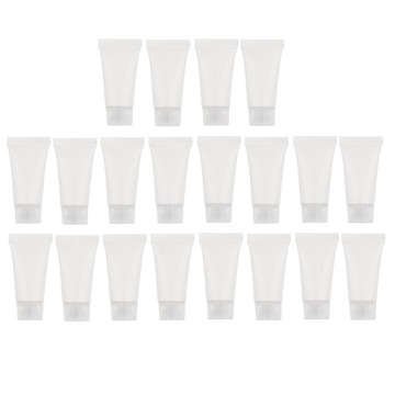 20 opakowań 5 ml pustych tubek z kremem do rąk