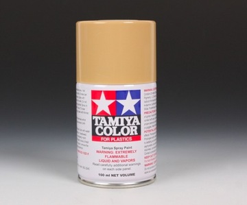 MODELARSKA FARBA W SPRAYU ŻÓŁTA TAMIYA 100ml TS-46 LIGHT SAND (MATT)