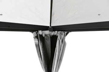 САДОВЫЙ ПАВИЛЬОН УСТАНОВКА палатки с ВАНКУВЕРСКИМ ШТОРАМИ 4х4м МОСКВНАЯ СЕТКА