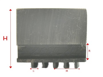 SZCZĘKI MIĘKKIE JEDNOCZĘŚCIOWE 80 mm do importu