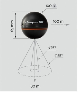 Deeper Smart Sonar PRO ОРИГИНАЛЬНЫЙ ЭХОЗОНД