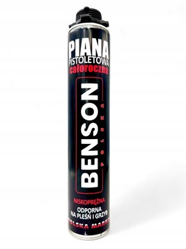 BENSON PIANKA MONTAŻOWA NISKOPRĘŻNA PIANA PISTOLETOWA CAŁOROCZNA 750ML