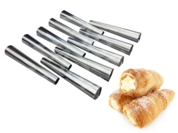 ФОРМОВКИ ДЛЯ ТРУБ ФОРМОВКИ ДЛЯ ТРУБОК С КРЕМОМ КАННОЛИ XXL 10 шт 12см #12