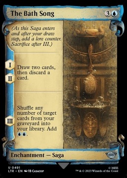 MTG LTR #491 The Bath Song Silver Foil