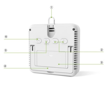 ТЕРМОМЕТР ГИГРОМЕТР ПОГОДНАЯ СТАНЦИЯ ЖК-ЧАСЫ В помещении