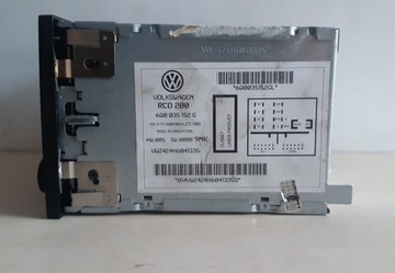 РАДИО CD RCD 200 VW PASSAT B5 FL GOLF IV SHARAN BORA POLO 9N FOX T5 + КОД