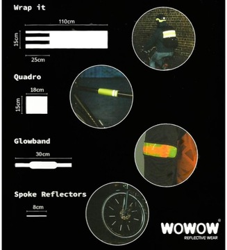 Светоотражающий набор из 4 предметов, лампа