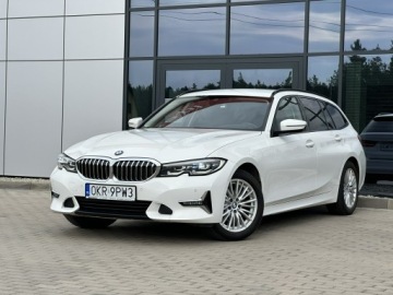 BMW Seria 3 G20-G21 Touring 2.0 320d 190KM 2020 BMW 320 Full LED, Skóra, Kamera, Alu, Gwarancja