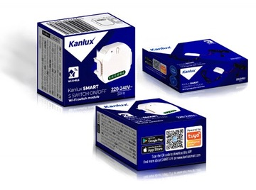 Реле Kanlux ВКЛЮЧЕНИЕ/ВЫКЛЮЧЕНИЕ WiFi Tuya