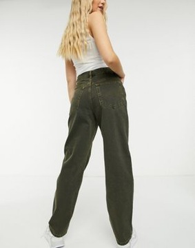 TALL SPODNIE JEANSOWE PROSTE KHAKI 32/36 1VAC