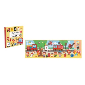 ЯНОД, Магнитный пазл Пожарные Magneti'stories 3+