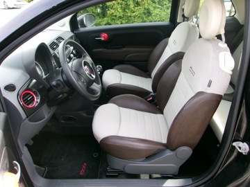 Fiat 500 II Hatchback 3d 1.2 69KM 2010 Fiat 500 Fiat 500 1.2 Sprowadzony Zarejestrowany stan bdb 1.2 Benzyna 69KM, zdjęcie 4