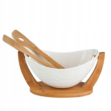 Regular Porcelanowa Salaterka Owalna 32x15x16 Cm Huśtawka