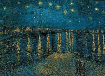 PUZZLE 1000 el. VAN GOGH NOTTE STELLA SUL RODANO