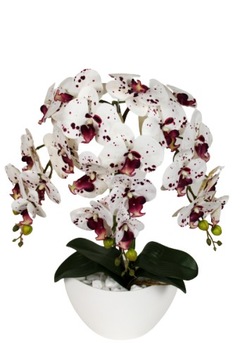 SZTUCZNY STORCZYK ORCHIDEA KWIAT SILIKONOWY